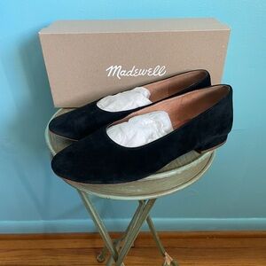 Madewell Black Suede Loafers